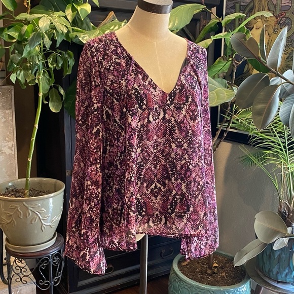 Show Me Your MuMu Purple Python Tunic - Picture 5 of 14